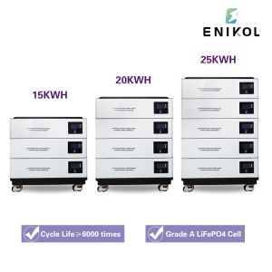 Lithium Iron Phosphate Battery 48 Volt Deep Cycle LiFePO4 Stackable Battery