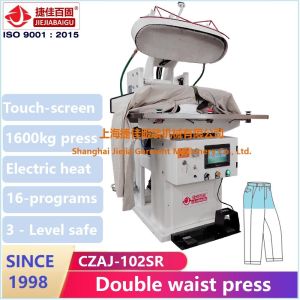 Cotton 1ph Trouser Pressing Machine Touch Screen Plc