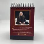 Day And Day Desk Calendar With Stand In Wiro Binding Customized