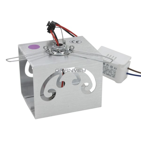 IP 54 Rate Square Indoor LED Wall Lights Illumination LED Sconces 1W 3W