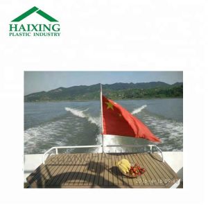 Outdoor Soft PVC Synthetic Teck Deck for Boat/Yacht Decking in Carton Box