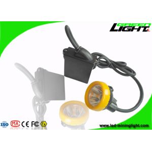 Impact Resistant Coal Miner Hard Hat Light 10000lux With Low Power Warning