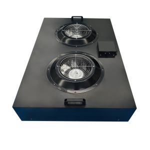 Corrosion Resistant FFU Filter Fan Unit Black Cold Plate Paint For Clean Room
