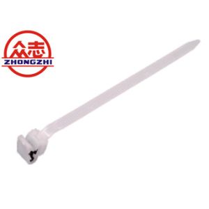 China Outside Serrated Automotive Cable Ties White Plastic Cable Ties Wraps on sale