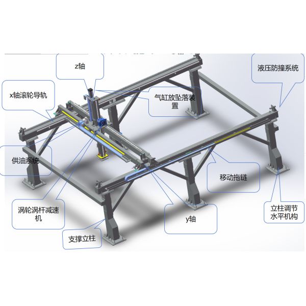 H Shaped Steel Automatic Punch Shear Machine Automatic Loading And Unloading Solar Bracket