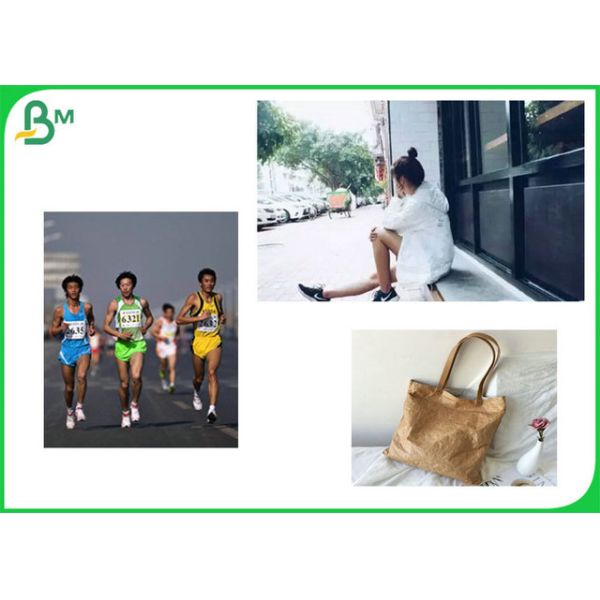 Tyvek Fabric 100% Recyclable And Silk Surface Fabric For Making Clothes Or Bags