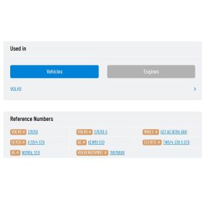 Metal Thrust Washer Part Number 276751 276751-5 037AS18784000 78878600 for