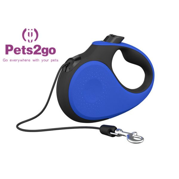 208g 169*117*36mm Flexi Retractable Dog Leash For Walking