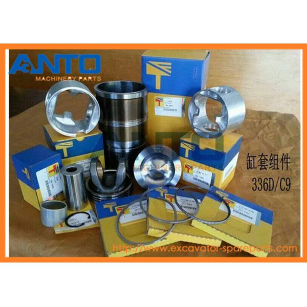 Quality C9 Engine Liner Kit Fit For  336D Excavator , Forged Engine Piston 197-9297 324-7380 265-1401 wholesale