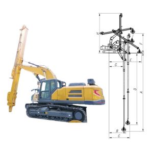 Top 1 BS900E Excavator Telescopic Arm Telescopic Dipper For Excavator