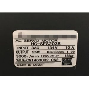 MITSUBISHI Melservo HC-SFS series Medium inertia power motor HC-SFS203B from Japan