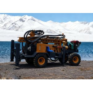 Portable Water Well Drilling Rig With 105-350mm Drilling Diameter 5.5T Weight