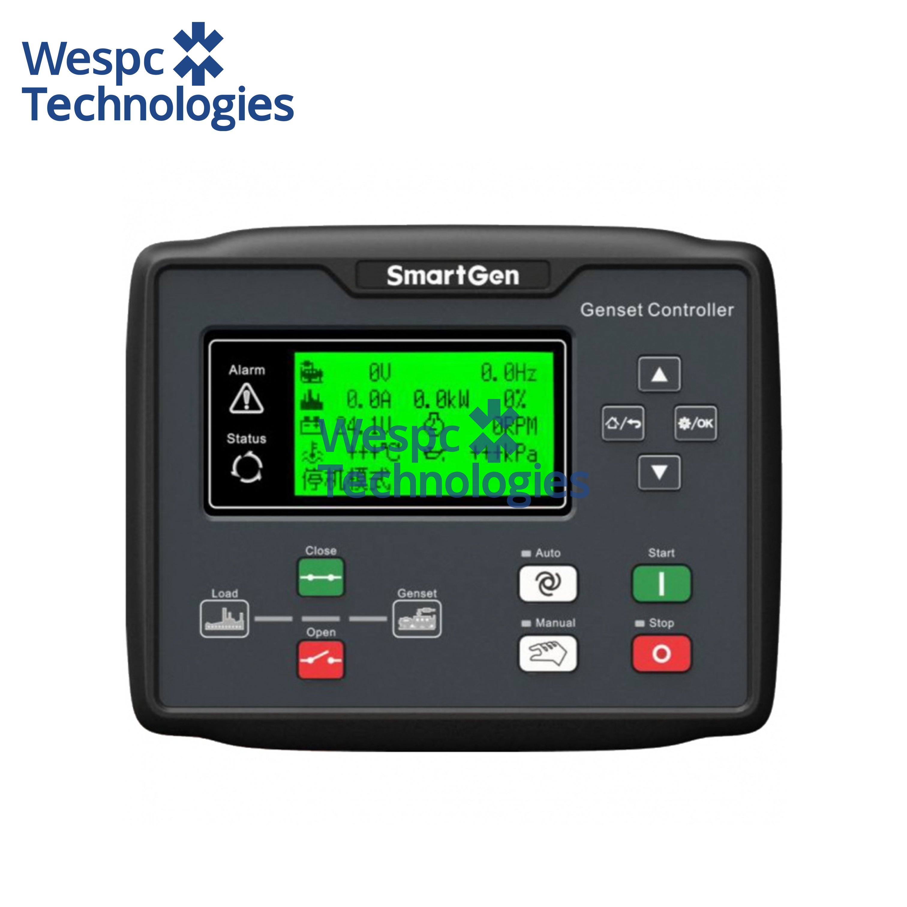 China WESPC Original Smartgen HGM6110NC Generator Controller RS485 Auto Start Module on sale