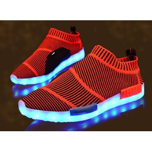 Remote Control Light Up Sole Shoes , Endurable Led Sneakers With Light Up Soles
