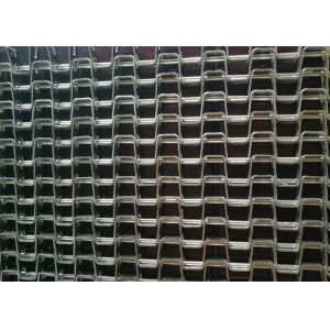 316L Honeycomb Woven Wire Conveyor Belt Anti Rust High Tensile Strength