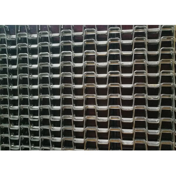 Quality 316L Honeycomb Woven Wire Conveyor Belt Anti Rust High Tensile Strength wholesale