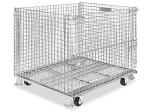 Collapsible Folding Durable 2" X 2" Collapsible Wire Mesh Container With Lid