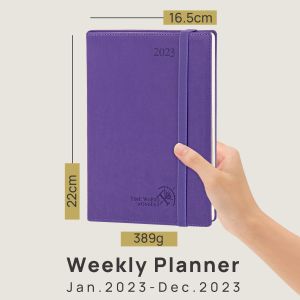 Softcover 2023 ODM Custom Weekly Planner 2022 2024 Yearly Agenda Monthly Tabs