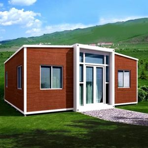 Expandable modular container house durable steel