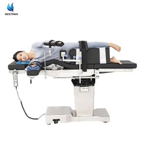 Electric Hydraulic Radiolucent Operating Table Extra Low Height For C-ARM And X