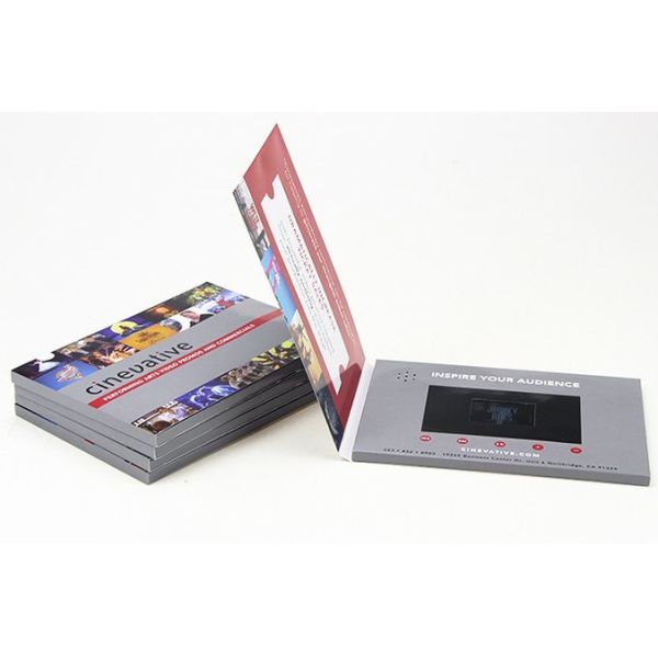 4.3 inch HD IPS screen LCD video brochure card LCD video mailer for brand