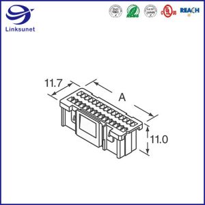 PHD 2.0mm Female Socket JST Terminal Connector for Automobile Wiring Harnes
