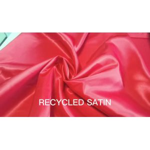 Cheap Custom Made Recycled Matt Satin 75*150 Recycle Fabric for sale