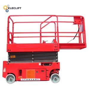 12m Lift Height Self Propelled Scissor Lift with 25% Max Gradeability and OEM