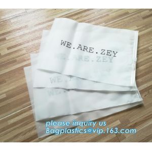 Custom Print Soft Matte CPE Swimwear Clothes Package Slider Zipper Wet Bag,Eco