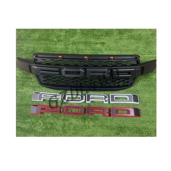 CFG- NR9-2 ABS Front Grill Mesh For Ford Pickup Ranger 2022 Xlt Sport Wildtrak