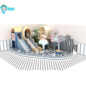 Pretty Design Macaron Themed Kids Amusement Park Easy Maintenance