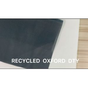 manufacturer Clothing and tent fabrics Shells silk Oxford Recycled polyester