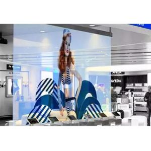 Easy To Install High Transparency P3.91 P10.42 Transparent RGB LED Display