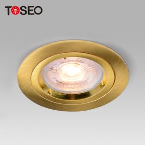 Golden Fixed Recessed Downlights 70mm Cut Out 2 Year Warranty