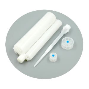 Cheap 585ml 3:1 Empty Epoxy AB 2 Part Adhesive Cartridge PP/ PE Material for sale