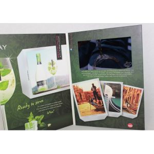 China bespoke video business cards with Rechargeable battery , 2.4 inch / 2.8 inch lcd video card on sale