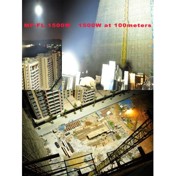 Black Housing 1500W Sports Field Led Stadium Light 10 / 24 / 38 / 60 / 90 / 120 Degree