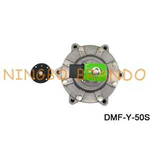G 2" Embedded BFEC Type Pneumatic Pulse Valve In Line DMF-Y-50S For Bag Dust