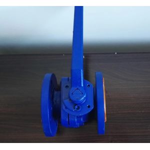 Buy cheap Q41F ANSI flanged cast iron ASTM A126-B ball valve from wholesalers
