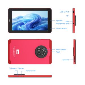 C Idea Android 13 Tablets With SIM Wifi 7 Inch Touch Screen Tablet For Students