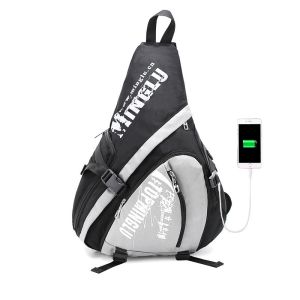 Trendy Mens Cross Chest Bag Sports Bicycle Sling Bag For Student OEM/ODM