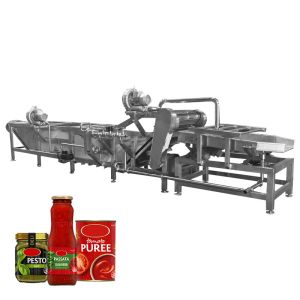 High-Speed Tomato Processing Equipment Sanitary Stainless-Steel Line for sauce