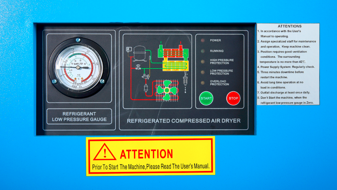 Super Cool 30HP Energy Efficient Refrigeration Air Dryer For Compressed Air Treatment