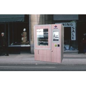 Conveyor Belt Coin Bill Card Payment Wine Bottle Vending Machine For Hotel
