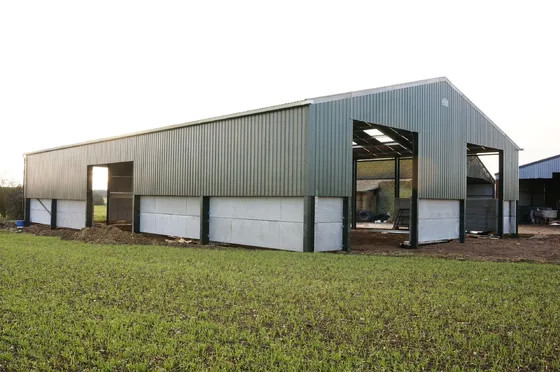 Corrosion Resistant Prefabricated Steel Structure Warehouse Construction Farm