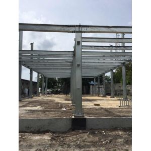 Evidence Building Warehouse Steel Structure With Alkyd Grey Paint In Maldive