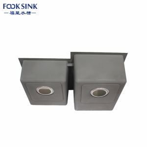 Double Bowl Undermount Kitchen Sink Manual Made With Polished Surface