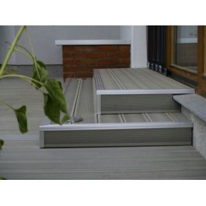 Cheap Mothproof Composite Decking Material , Eco - Friendly Wood Plastic Composite Board for sale