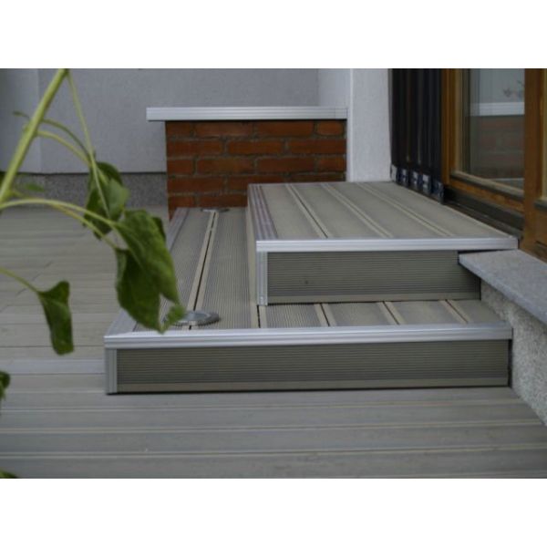 Mothproof Composite Decking Material , Eco - Friendly Wood Plastic Composite