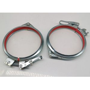 125mm Duct Airtight Galvanized Pipe Clamp With Seal